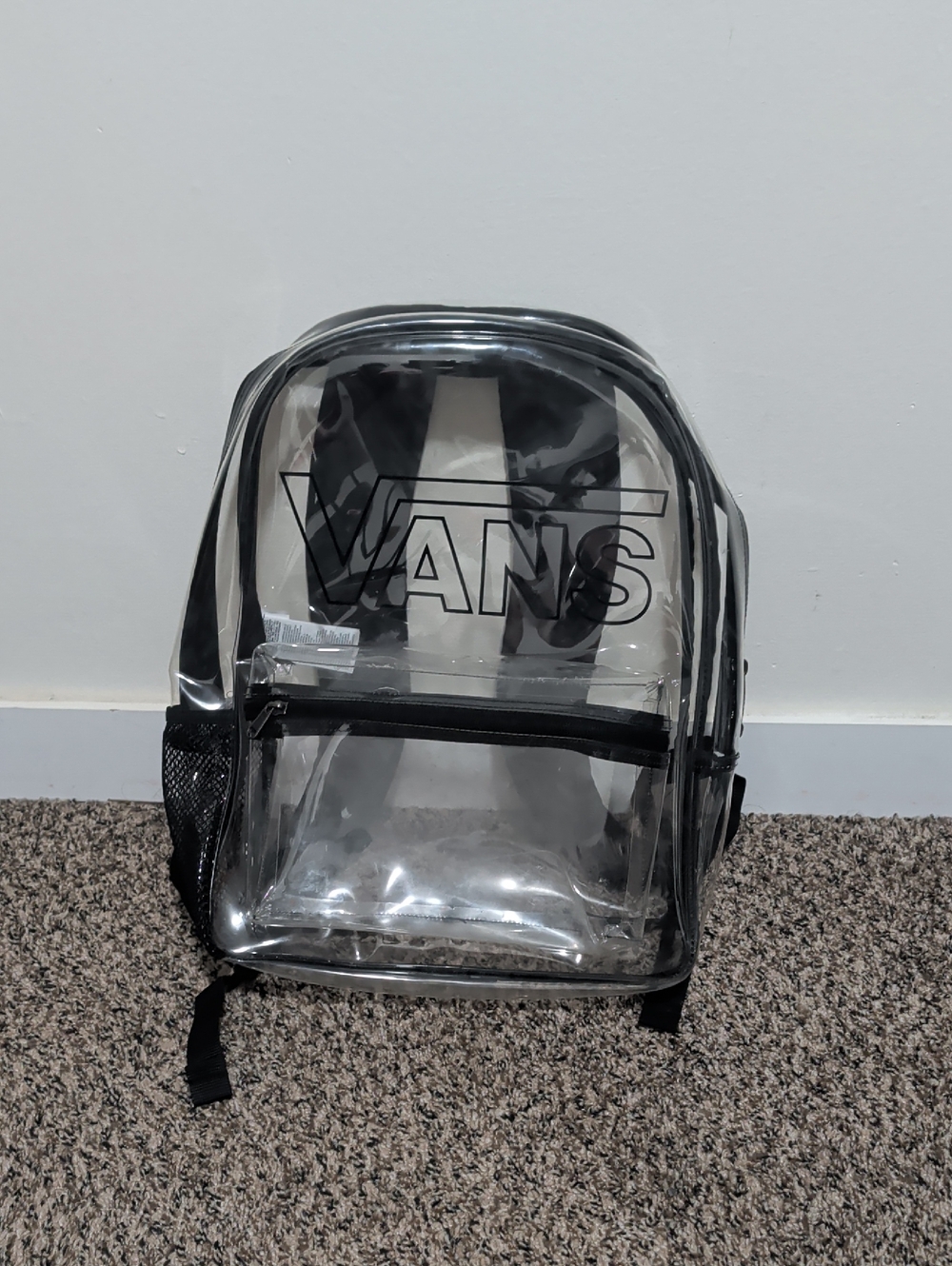 Vans Clear Backpack with Black Trim - Men's